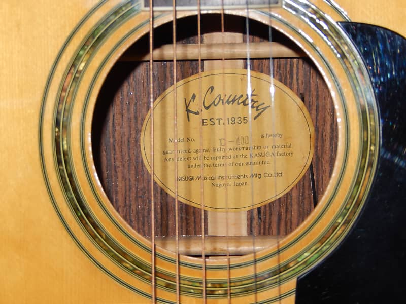 K Country D-200 春日楽器 アコースティックギター ジャパン