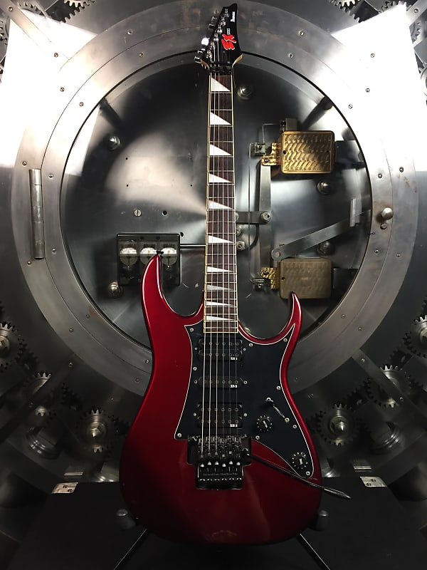 Ibanez Ex Series Floyd Rose Red Electric Guitar W Gig Bag Reverb