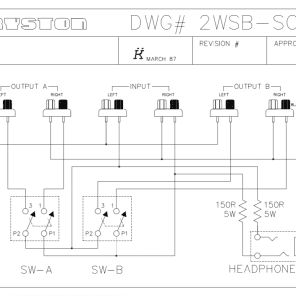 Bryston 2-Way speaker switch box (model 2WSB-SC1) image 9