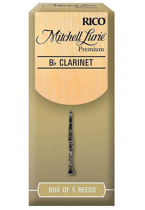 Mitchell Lurie Premium Bb Clarinet Reeds, Strength 3.0, 5-pack image 1