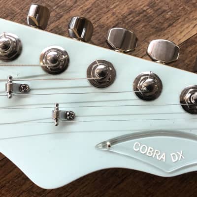 Burns London Club Series Cobra DX Gloss Baby Blue Finish Electric Guitar  with Original Gig Bag | Reverb