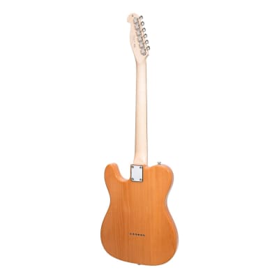 J&D Luthiers Thinline TE-Style Electric Guitar (Natural Gloss) image 2