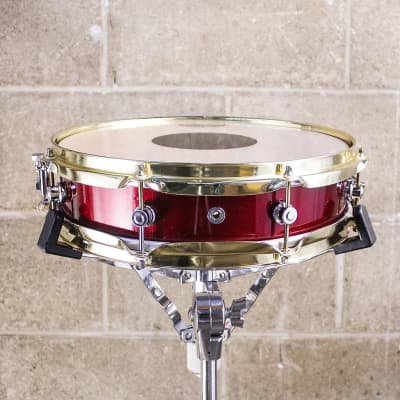 Neil Peart's DW 3 x 13 Red Sparkle Piccolo Snare Drum 1996 - Red Sparkle image 5