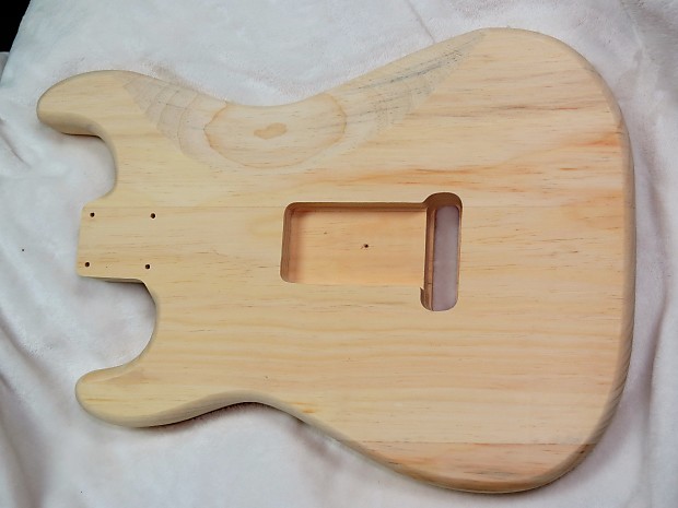 Flamed Maple / Aged Pine Stratocaster Style Strat body 3lbs