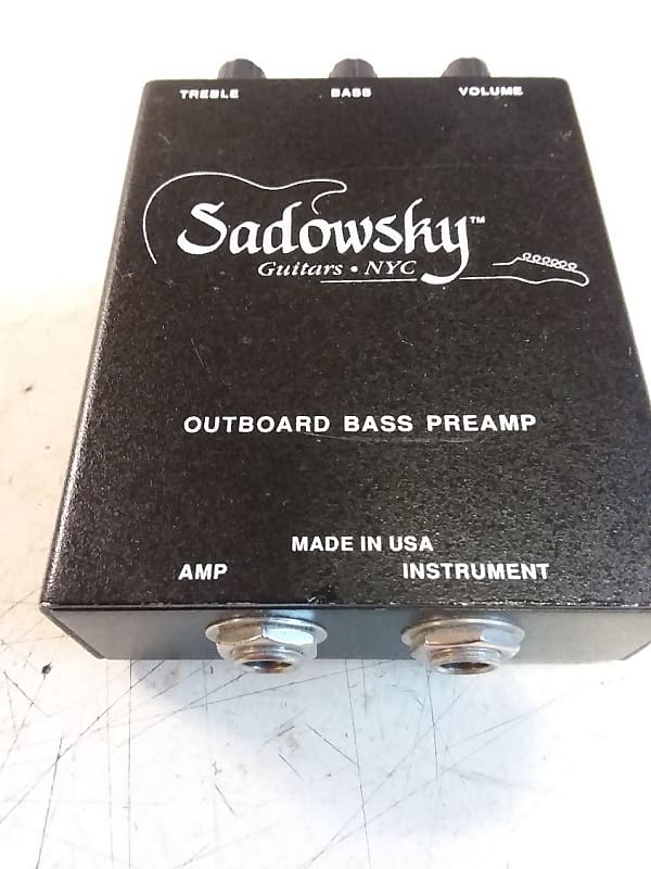 Sadowsky Outboard BASS Preamp Black