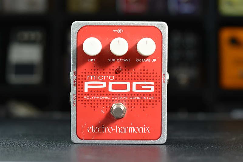 Electro-Harmonix Micro POG Polyphonic Octave Generator 2007 - Present - Red / Gray image 1