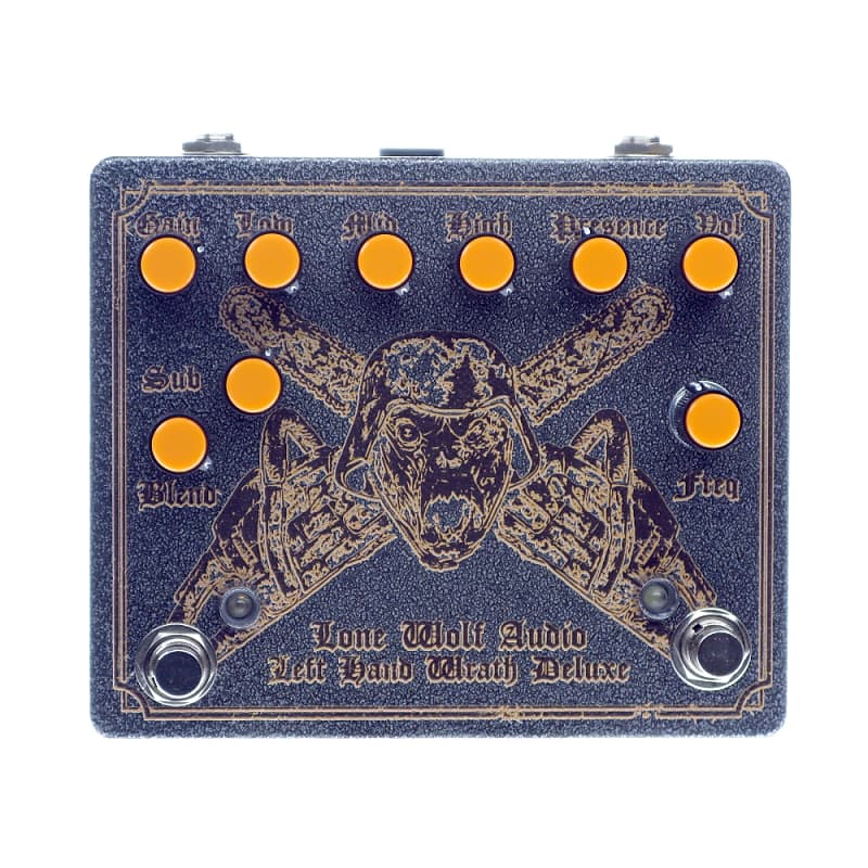 Lone Wolf Audio Left Hand Wrath Deluxe Distortion, Hammered Gray image 1
