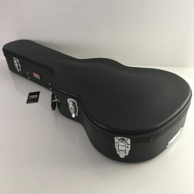 Gator Cases HardShell Wood Case 3/4-Size Acoustic Guitar Hard Case Black Tolex image 2