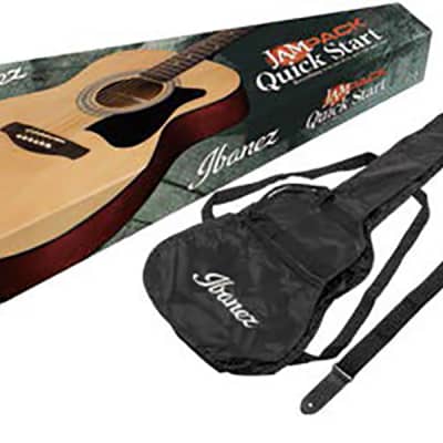 Ibanez IJVC50 Grand Concert Quick Start Acoustic Guitar Jampack Includes Gigbag for sale