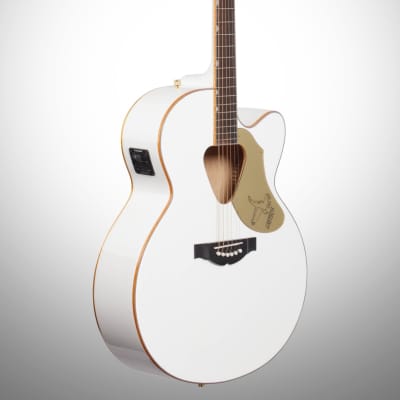 Gretsch G5022CWFE Rancher Falcon Jumbo Acoustic-Electric Guitar, White image 3