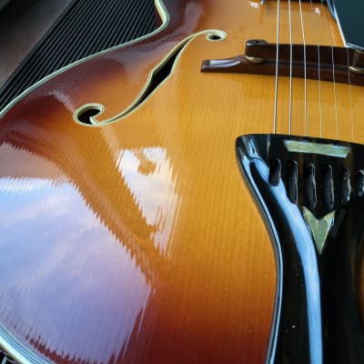 Albanus Professional 17" Archtop (1950's) - RARE and VIBRANT! image 11