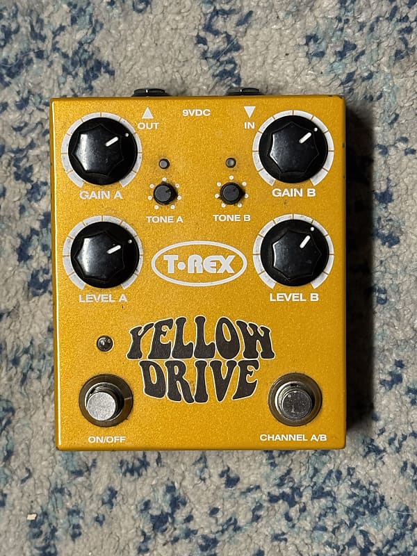 ギター T-REX YELLOW DRIVE T-Rex Yellow Drive Dual Channel Distortion Pedal | Reverb