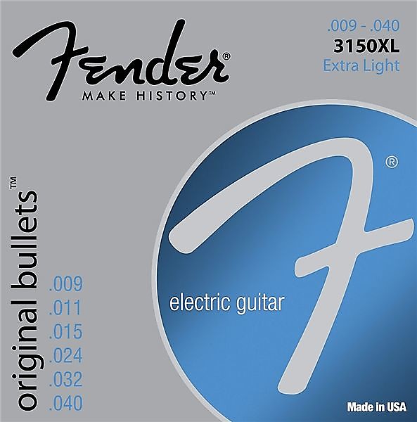 Fender Original Bullet 3150XL, Pure Nickel, Gauges .009-.040 2016 image 1