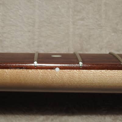 Used MIJ Rosewood on Maple Stratocaster Neck Thin Semi-gloss Nitrocellulose Finish  21 Vintage Frets image 16