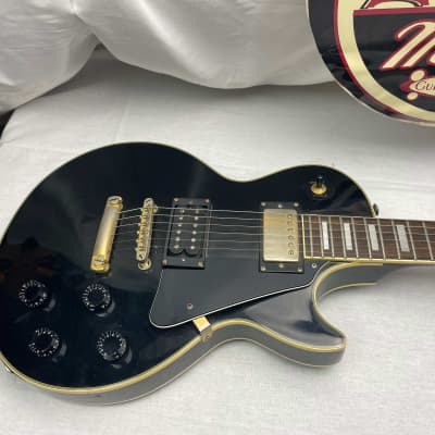 Epiphone Les Paul Custom "Black Beauty" Guitar - MIK Made In Korea 1993 - Ebony / Black image 2