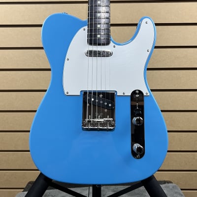 Fender Made In Japan FSR Hybrid II Telecaster Quilt Maple Top 【USA PU】  【Guitar Planet Exclusive Spec Model】 2023 - Carribian Blue Trans / Rosewood  | Reverb