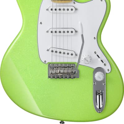 Ibanez YY10 Yvette Young Signature Electric Guitar Slime Green Sparkle image 2