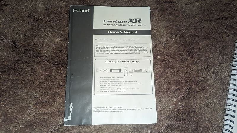 Roland Fantom-XR Rackmount Synth / Sampler