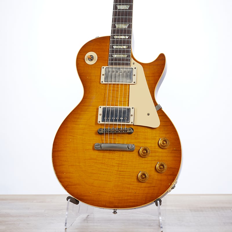 Gibson 1959 Les Paul Standard Reissue Heavy Aged, Golden Poppy Burst | Custom Shop Demo image 1