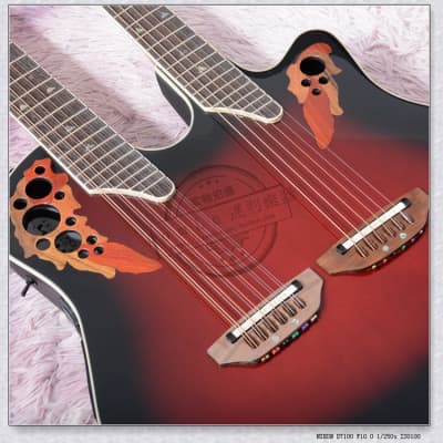 OVATION CSE225-RRB Electric box folk guitar image 2