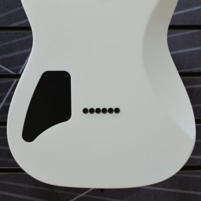 Fender Artist Jim Root Telecaster Flat White Electric Guitar & Deluxe Black Tweed Hardshel image 2