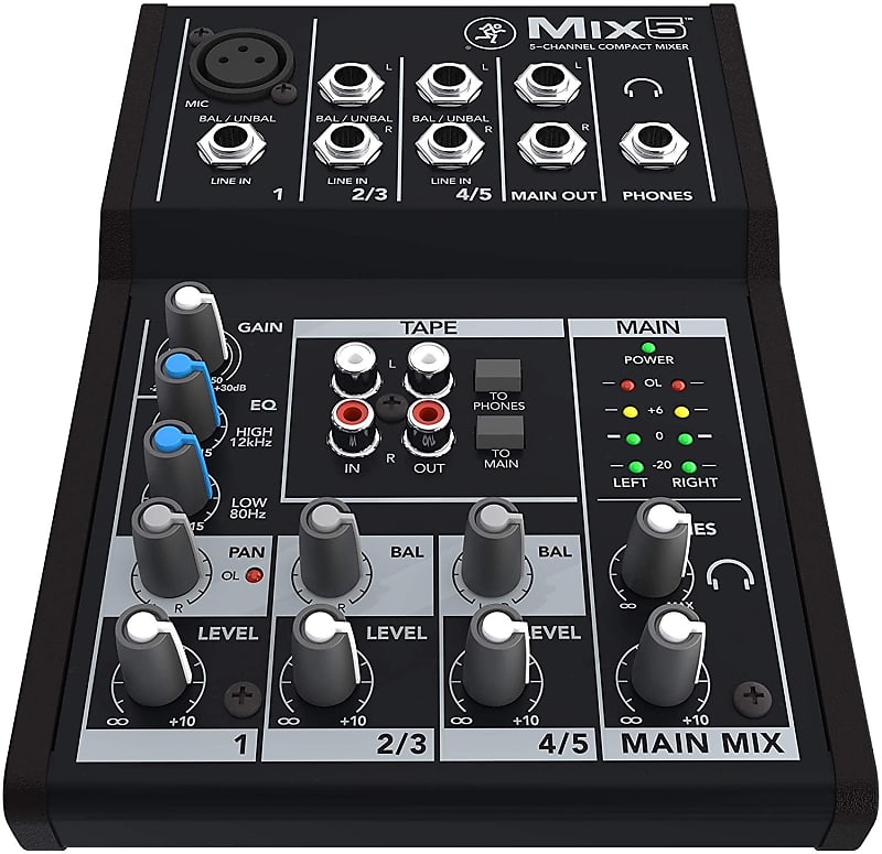 Mackie Mix Series Mix5 5-Channel Mixer image 1