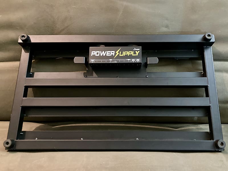 Guitar Bass Pedalboard with Power Supply, Cables, and Tuner Reverb