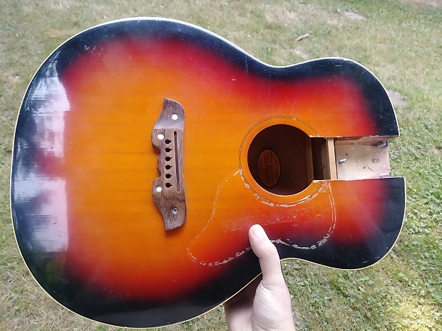 Mosrite Serenade Acoustic Guitar Body Vintage