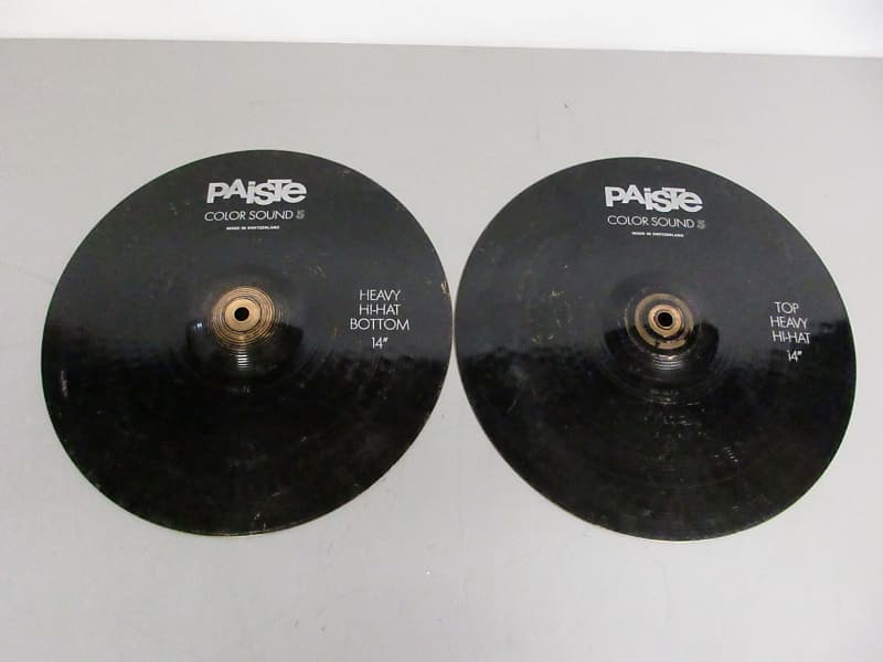 Paiste 14" Color Sound 5 Heavy Hi-Hat Cymbals (Pair) image 4