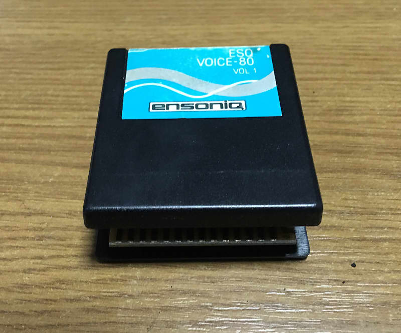 ensoniq  card rom - esq voice - 80 vol 1 1984 image 1