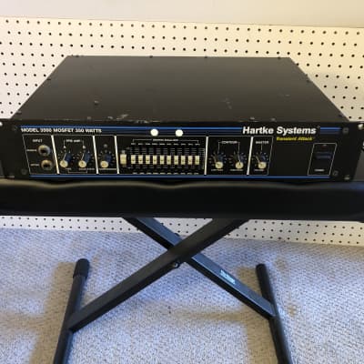 Hartke 3500 Mosfet 350W Bass Amplifier Head Rackmount | Reverb Canada