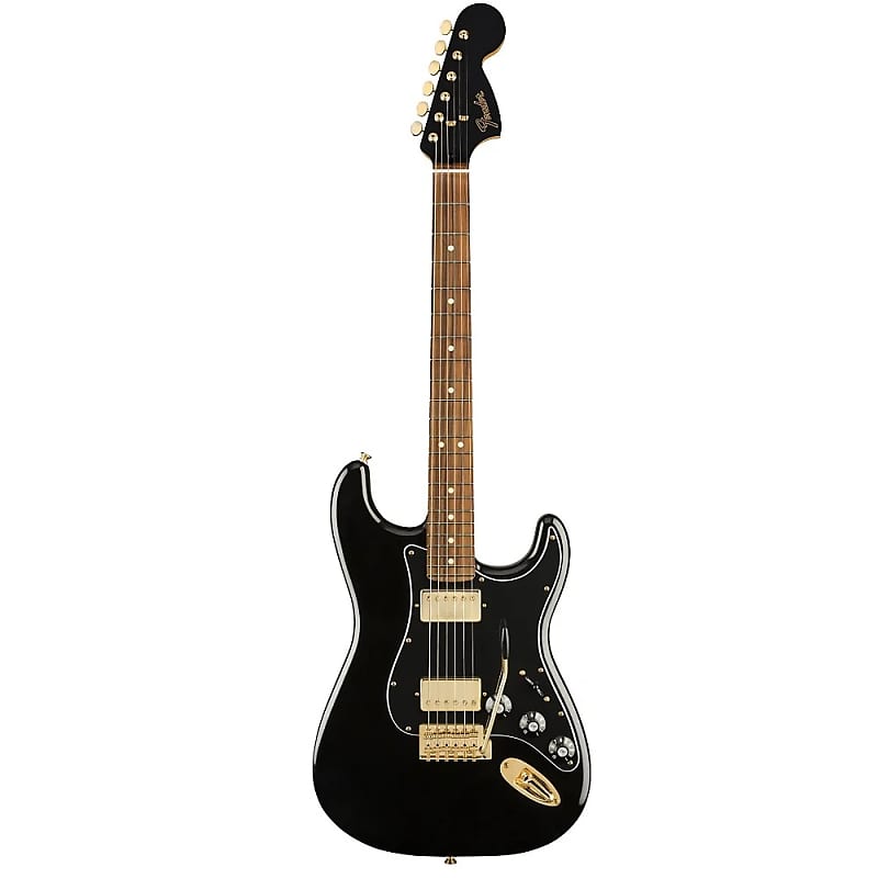 Fender FSR Mahogany Blacktop Stratocaster HH image 1