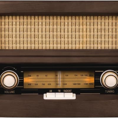 Fuse Vint Vintage Retro Radio & Speaker with Qi Charging Pad and Bluetooth image 2