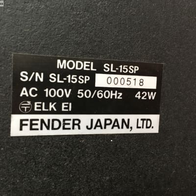 Fender Japan Studio Lead 15 Special 90's Black | Reverb