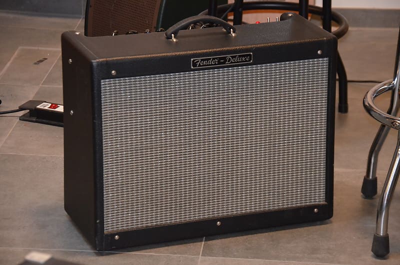 Fender Hot Rod Deluxe Combo=rare first series made in USA 1990s*has newer 12" Eminence Patriot Texas Heat speaker*this amp sounds really great+powerful for stage+studio=pure Blues/Rock tone image 1