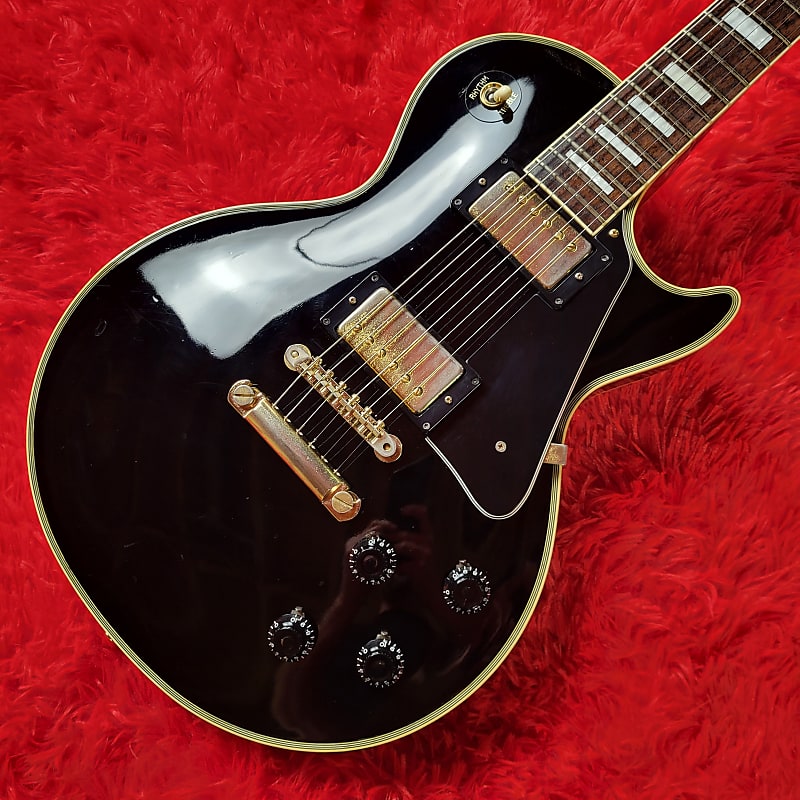 Tokai TLC-60 (LC-60) 1984 - Black Finish - Les Paul Custom - Black Beauty -  1957 Refine Model - With Original Hard Case - Made In Japan - MIJ | Reverb