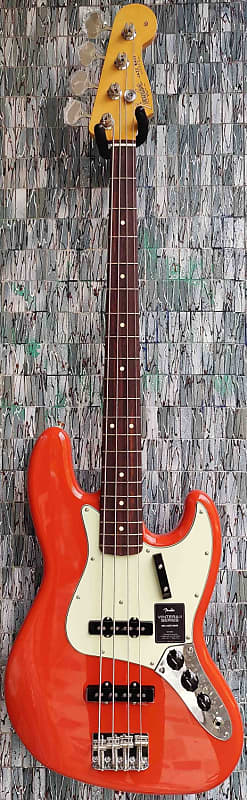 Fender Vintera II '60s Jazz Bass, Rosewood Fingerboard, Fiesta Red image 1