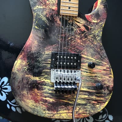 Peavey Tracer with one of a kind paint job and upgrades galore image 1