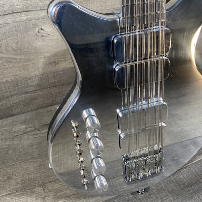Electrical Guitar Company Custom 12-String Bass 2010 - Aluminum....Lefty! image 8