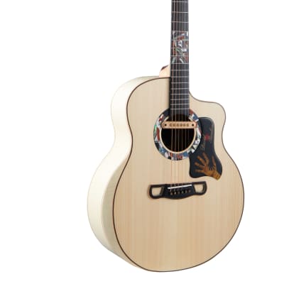 Merida Extrema Chance cutaway solid Spruce/Maple Acoustic electric guitar for sale