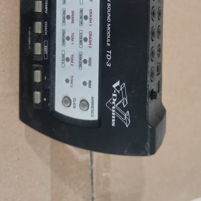 Roland TD-3 V-Drum Sound Module w/Mount, AC adapter & Snake TD3 Electric Drum