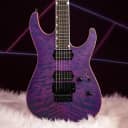 ESP USA M-II FR DLX Electric Guitar - Purple Sunburst - Display Model