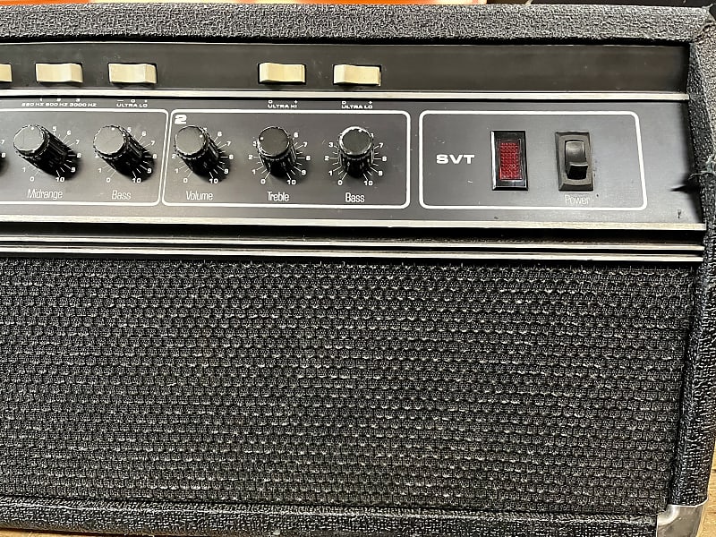 Ampeg SVT Limited Edition Skunkworks Head 1987 - Black