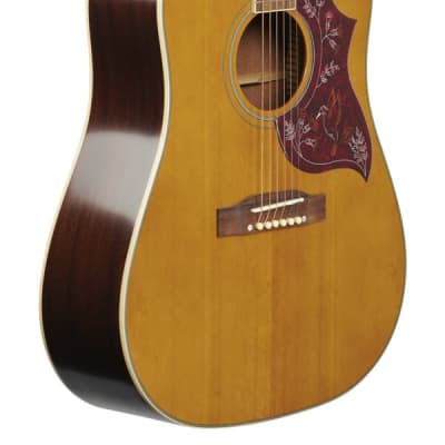 Epiphone Hummingbird Acoustic Electric Guitar Aged Natural Antique image 9