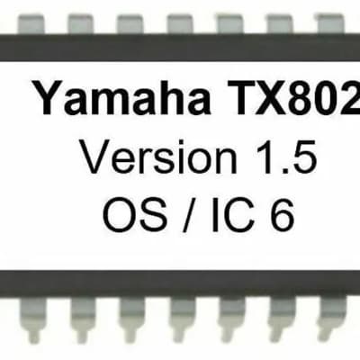Yamaha TX802 - Version 1.5 Update Upgrade Firmware OS for TX-802 FM Synthesizer image 1