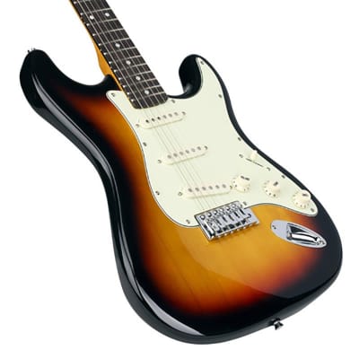 SX Electric Guitar SC - Vintage White / Default Size / Right Hand image 6