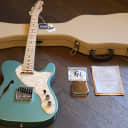 MINTY! Fender CS 1969 Thinline Telecaster Teal Green Metallic w/ Birdseye Maple Neck + COA OHSC