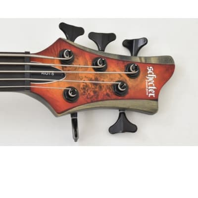 Schecter Riot-5 Electric Bass Satin Inferno Burst B-Stock 2751 image 4