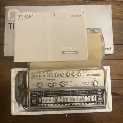 Roland TR-606 Drumatix 1980s - Silver