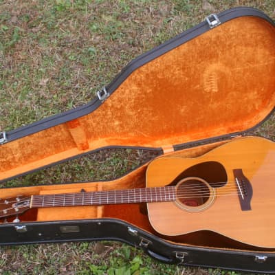 1972 FG-180 Jumbo Dreadnought Red Label MIJ Nippon Gakki +Yamaha Rocket Hard Case image 1